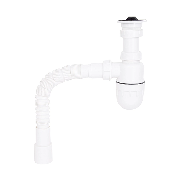 Сифон для раковини Lidz (WHI) 60 06 Y001 00 (вихід 50 мм) - Фото - 3