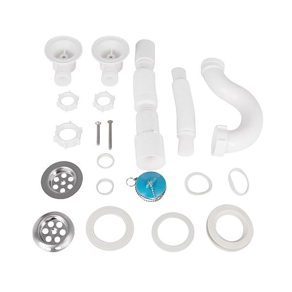 Сифон для ванны Lidz (WHI) 60 03 V001 00 прямоточный (выход 50 мм) - Фото - 3