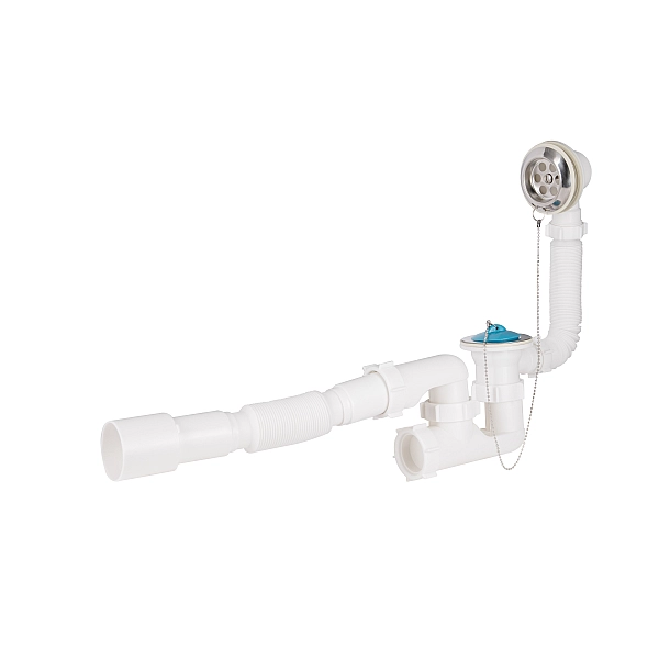 Сифон для ванны Lidz (WHI) 60 03 V002 00 с ревизией (выход 50 мм)