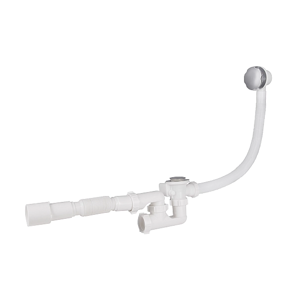 Сифон для ванны Lidz (WHI) 60 03 V002 01 с ревизией (выход 50 мм)