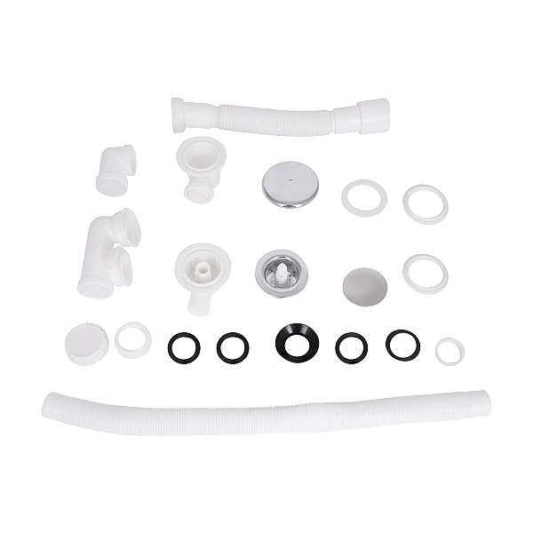 Сифон для ванны Lidz (WHI) 60 03 V002 02 с ревизией (выход 50 мм) - Фото - 3