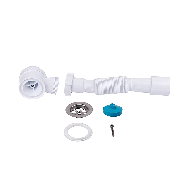 Сифон для душевого поддона Lidz (WHI) 60 04 P002 01 (выход 40/50 мм) - Фото - 3