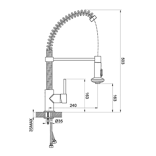 56040KT Frida Змiшувач для кухнi (1 сорт) - Фото - 3