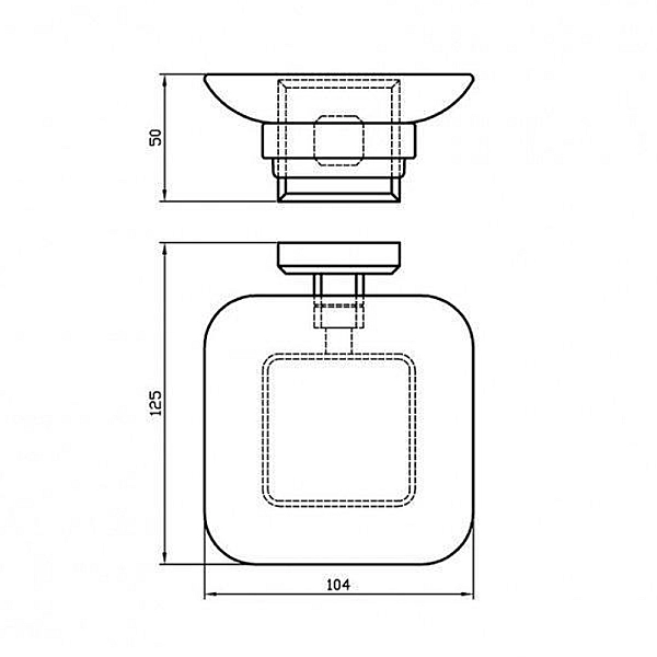 7535 (9922A) BLACK LEONARDO Мильниця (1 сорт) - Фото - 2