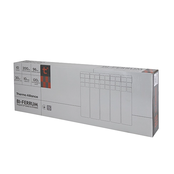 Радиатор биметаллический Thermo Alliance Bi-Ferrum 200/96 0,81 кг - Фото - 9