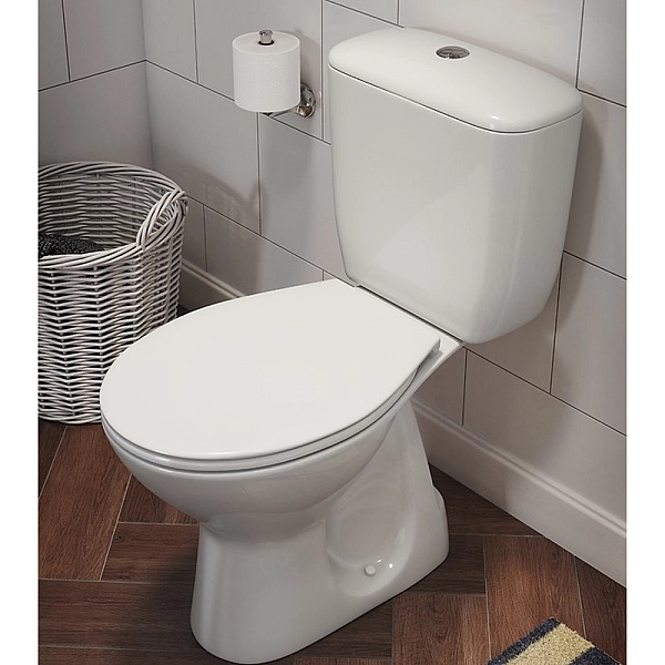 K100-416 Компакт PRESIDENT 679 EW 010 3/6 з поліпропіленовим сидінням, горизонтальний випуск, боковий підвід води (1 сорт) - Фото - 3