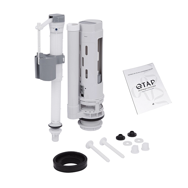 Унітаз-компакт Qtap Nando безобідковий з сидінням Soft-close QT12221222AW - Фото - 9