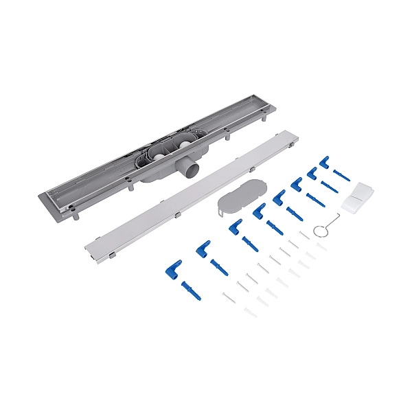 Трап Qtap Dry Tile304-600 лінійний з сухим закривом під плитку 600 мм - Фото - 6