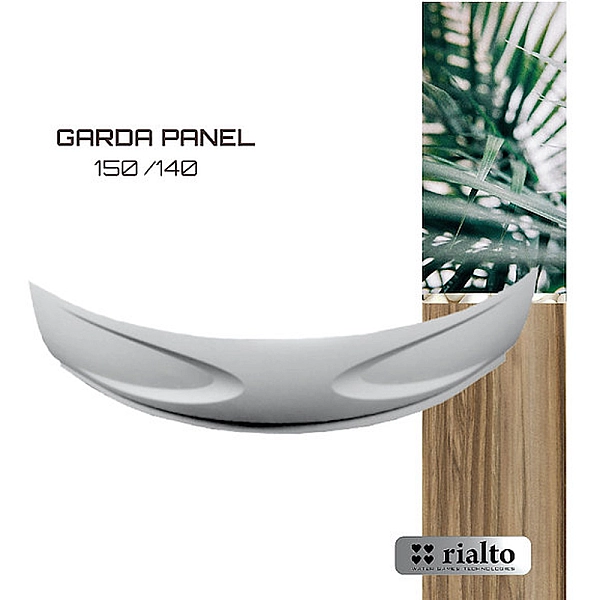 Ванна акрилова WGTRialto GARDA 140x140x58 на рамі, із фронтальною панеллю, колір білий глянець (1 сорт) - Фото - 3