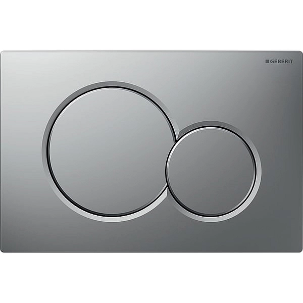 115.770.JQ.5 Sigma01 Клавіша змиву, подвійний змив, лакований матовий хром, з легкоочисною поверхнею (1 сорт)