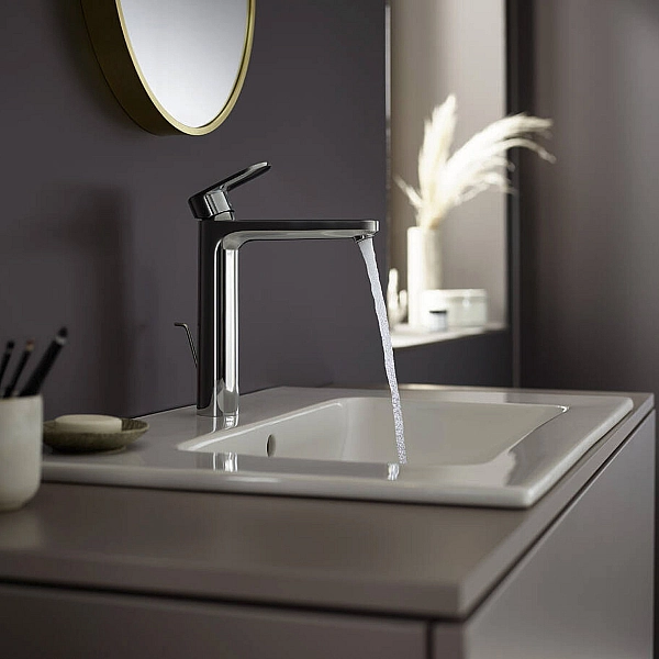 71552000 HG Vernis Blend Змішувач для раковини з д/к, хром (1 сорт) - Фото - 4