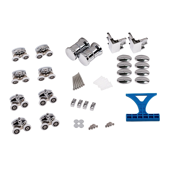 Набор Qtap душевая кабина Presto CRM1088SP5 Pear 1970x800x800 мм + поддон Tern 308812C 80x80x12 см с сифоном - Фото - 15