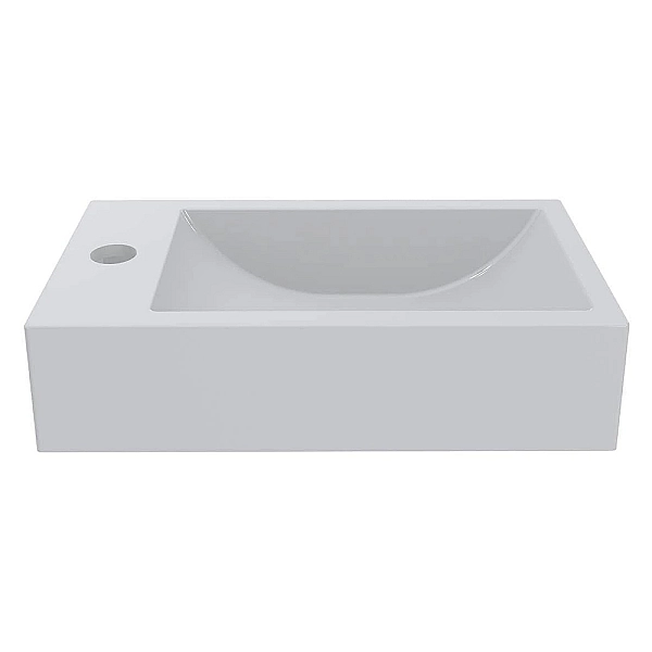 Раковина Faro R 408х227, колір білий, покриття глянець (1 сорт) - Фото - 4