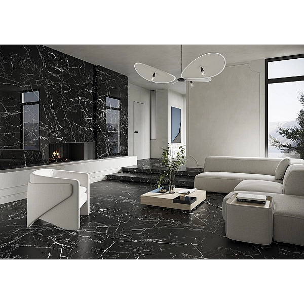 GRES MARMO MOROCCO BLACK RECT (1 сорт) - Фото - 6