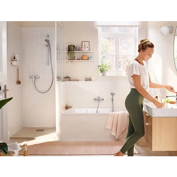 72640000 Rebris S Одноважільний змішувач для душу зовнішного встановлення, хром (1 сорт) - Фото - 5