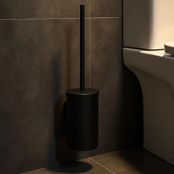 GW05 79 04 03 Nimbus Щітка д/унітазу, нержавіюча сталь, чорний мат. (1 сорт) - Фото - 4