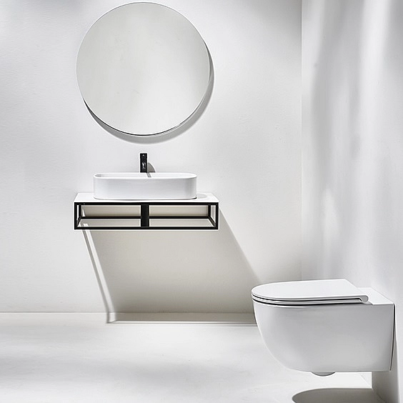 TR18/F85 /TR004  Trevi, Унітаз підвісний + набір кріп.F85 +кришка(TR004), білий (1 сорт) - Фото - 4