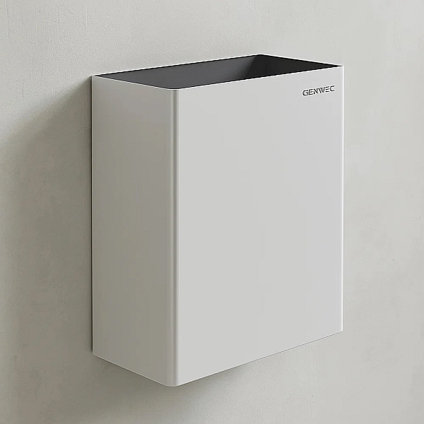 GW06 14 04 01 Відро д/сміття настін. монт. 23л, нержав сталь мат. (1 сорт) - Фото - 3