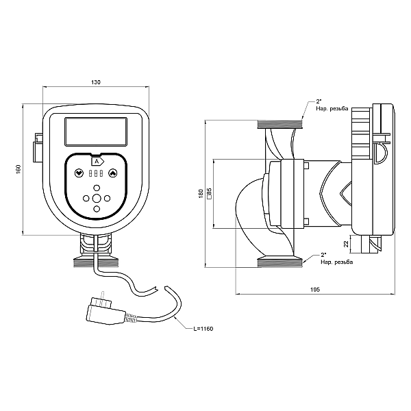 Насос циркуляційний Thermo Alliance LPSA 32/80/180 - Фото - 2