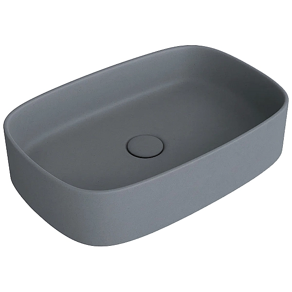 FO04 Folio Раковина прямокутна накладна, cemento (1 сорт) - Фото - 3