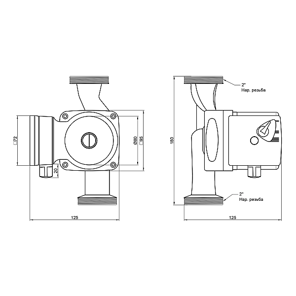 Насос циркуляционный Thermo Alliance LPS 32/60/180 - Фото - 2