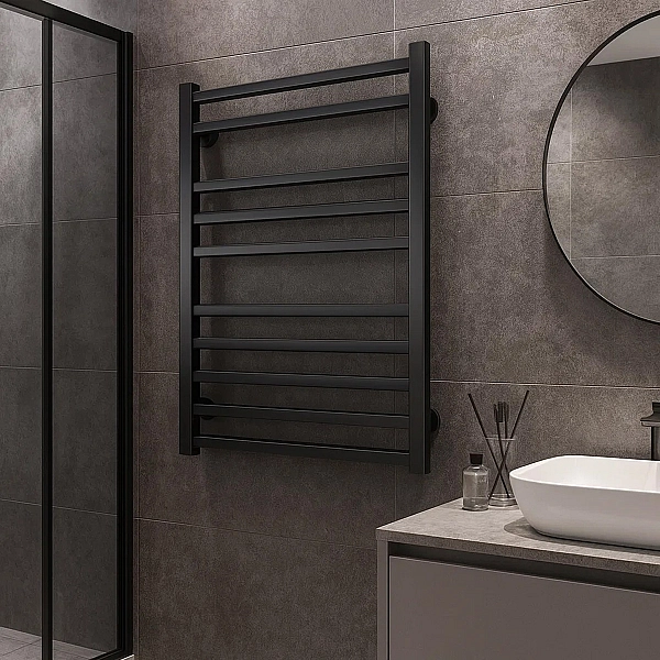 UN500800EBS UNIVERSAL Рушникосушарка електрична П10 500х800 з чорної сталі, колір чорний матовий (1 сорт) - Фото - 5