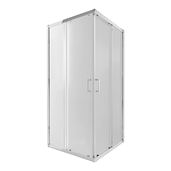 Душевая кабина Qtap Taurus CRM1011SC6 100x100 см, стекло Clear 6 мм, покрытие CalcLess без поддона