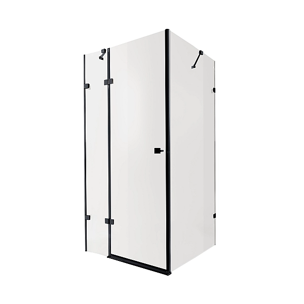 Душевая кабина Qtap Capricorn BLA10128RC6 120x80 см, стекло Clear 6 мм, покрытие CalcLess без поддона