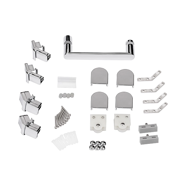 Душевая кабина Qtap Scorpio CRM10115-AC6 100x100 см, стекло Clear 6 мм, покрытие CalcLess, без поддона - Фото - 7