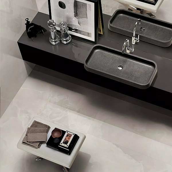 779257 ECCENTRIC LUXE CLOUDY WHITE GLO 60x120RT (1 сорт) - Фото - 4