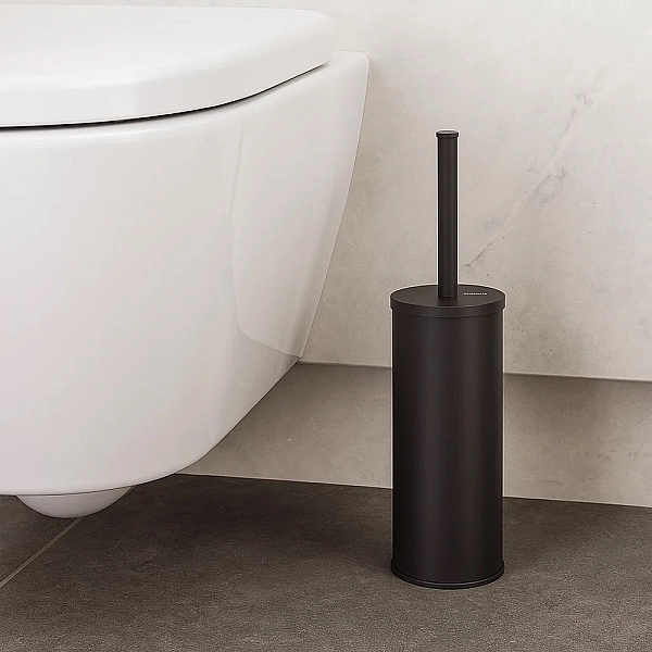 GW05 38 04 03 Щітка д/унітазу, нержавіюча сталь, чорна матова (1 сорт) - Фото - 3