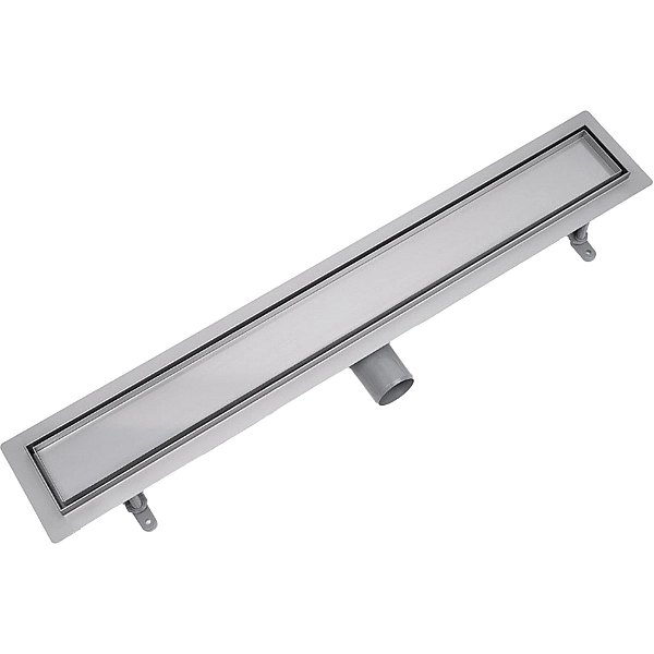 UN60220 Universal Душовий канал 60 з нержавіючої сталі та низьким сифоном і накладкою, з горизонтальним виводом, хром (1 сорт)