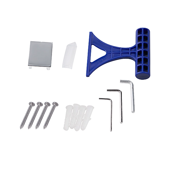 Душевая перегородка Qtap Walk-In Standard CRM201.C8 100х200 см, стекло Clear 8 мм, покрытие CalcLess - Фото - 7