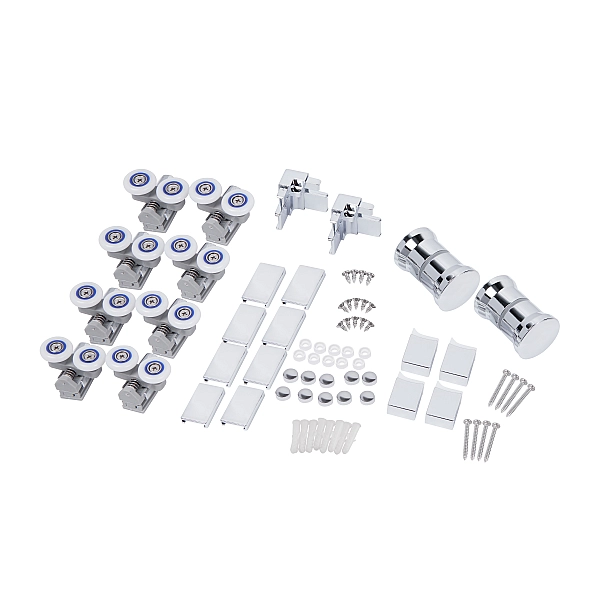 Душова кабіна Qtap Pisces CRM107-9SP5 75-90x75-90 см, скло Pear 5 мм без піддона - Фото - 7