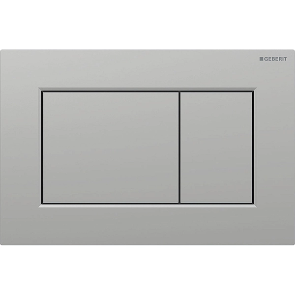 115.660.JQ.1 Sigma01 square Клавіша змиву, подвійний змив, хром матовий (1 сорт) - Фото - 4