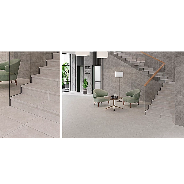 GPTU 603 LIGHT GREY STEPTREAD KAPINOS сходинка (1 сорт) - Фото - 2