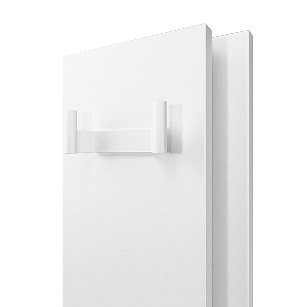 Радіатор електричний Whole Wall_2.0, з тримачем для рушників та халатів, Led-підсвітка, колір білий мат (1 сорт) - Фото - 4