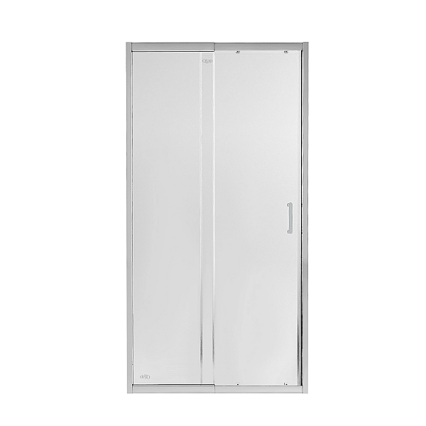 Душові двері в нішу Qtap Taurus CRM209-1.C6 90-100x200 см, скло Clear 6 мм, покриття CalcLess