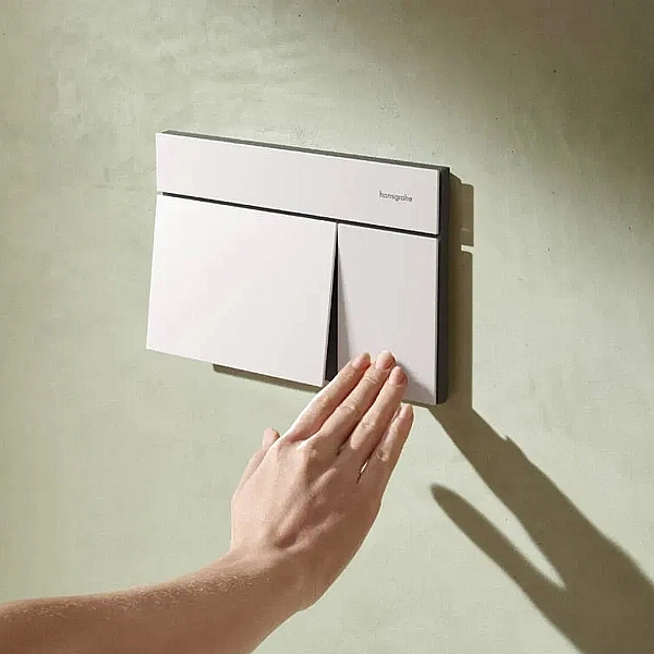 66003700 HG Змивна клавіша  iFrame Element E, matt white (1 сорт) - Фото - 4