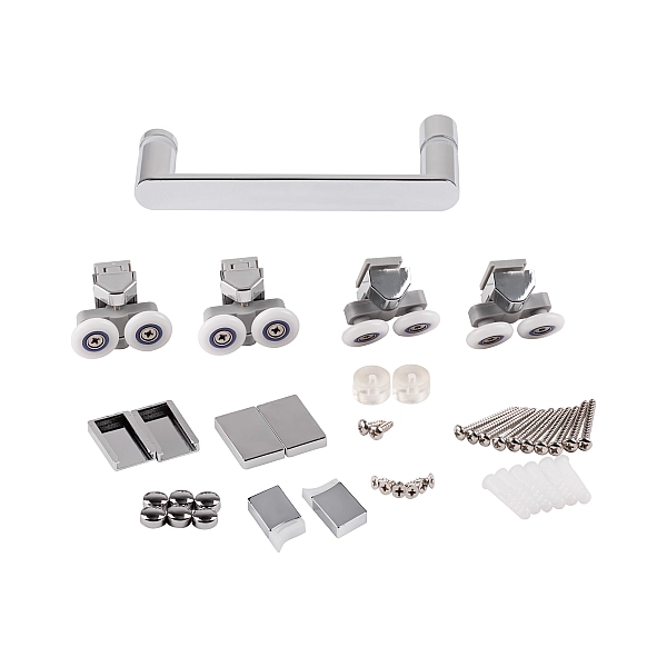 Душевая дверь в нишу Qtap Taurus CRM2013-14.C6 130-140x200 см, стекло Clear 6 мм, покрытие CalcLess - Фото - 8