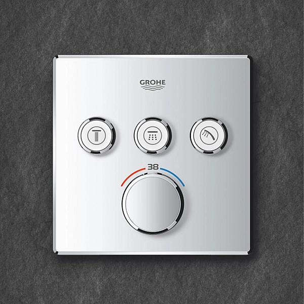 UA26415SC6  Grohtherm SmartControl Набір для комплектації душу, 3 споживачі (1 сорт) - Фото - 9