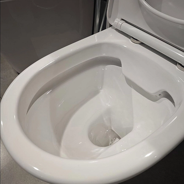 3020147 Basic Round Компакт безобідковий з кришкою soft-close, білий (1 сорт) - Фото - 3