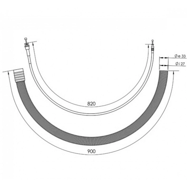 729560000 Rotexa Комплект подовжувачiв для сифонів у д/ванни (не підходить до 21 200 05N-00) (1 сорт) - Фото - 2