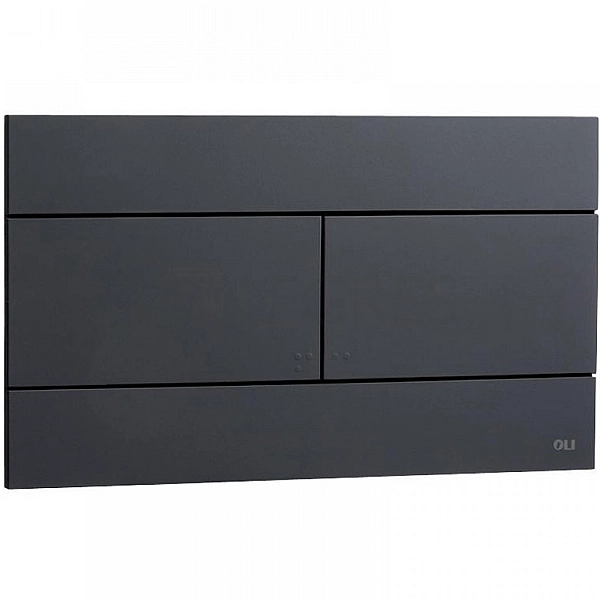 659055/659056  Slim клавіша змиву , чорна матова (1 сорт)