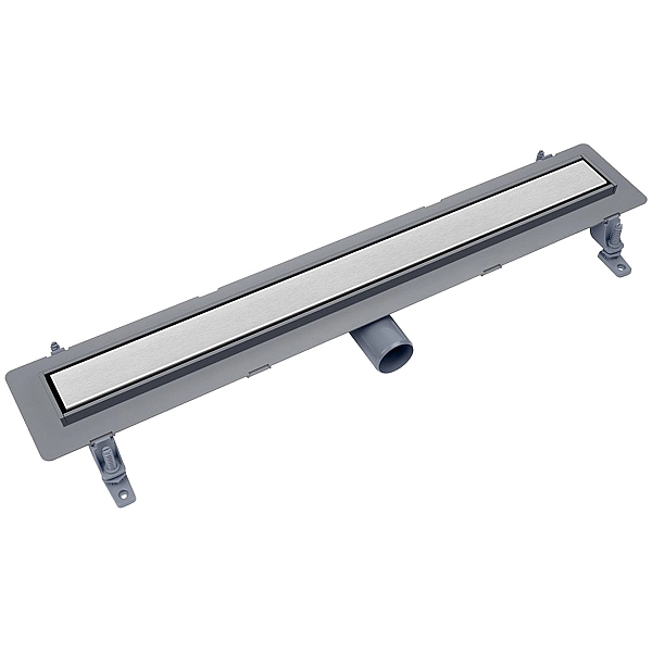 BA60210 Basic Душовий канал 60 з низьким сифоном і накладкою, з горизонтальним виводом, хром (1 сорт)