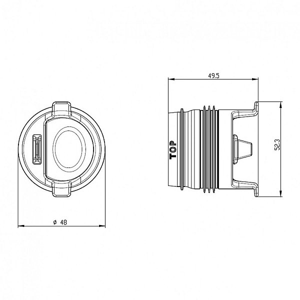 9010.79.24 ShowerDrain  C Сухий сифон ACO EasyStop DN 50 (1 сорт) - Фото - 3