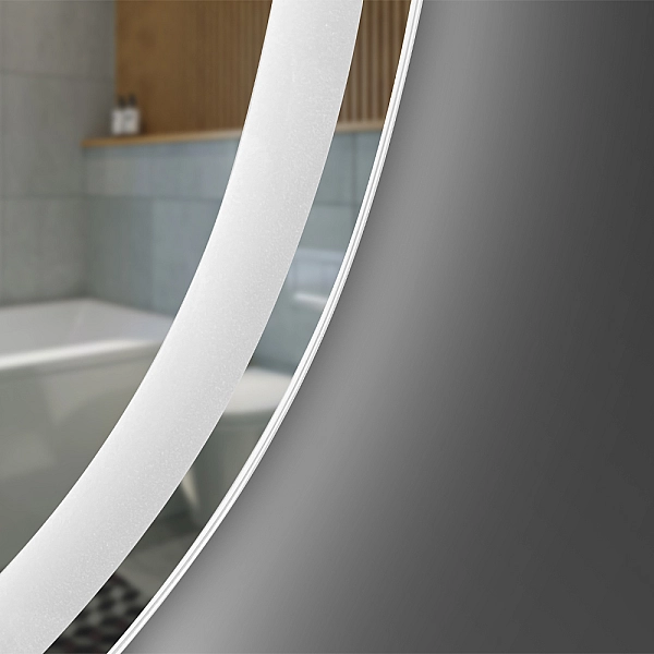 5416090 Style Асиметричне дзеркало 900х600 з LED підсвіткою та тачсенсором (1 сорт) - Фото - 5