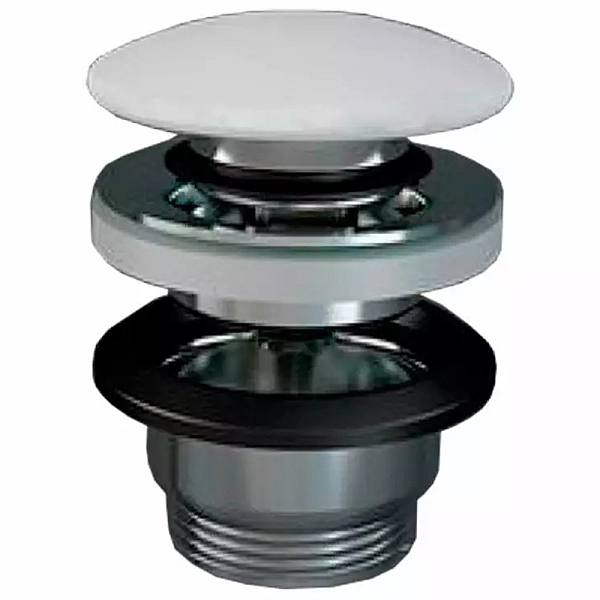 DUO000500A FEELING Донний клапан Click-Clack, білий матовий (1 сорт) - Фото - 2