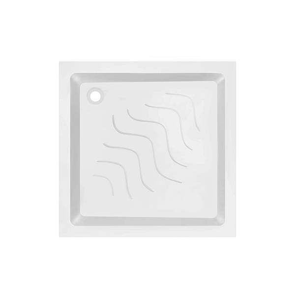 Набор Lidz душевая кабина Wawel SC80x80.SAT.LOW.GR, стекло тонированное 4 мм + поддон Mazur - Фото - 10