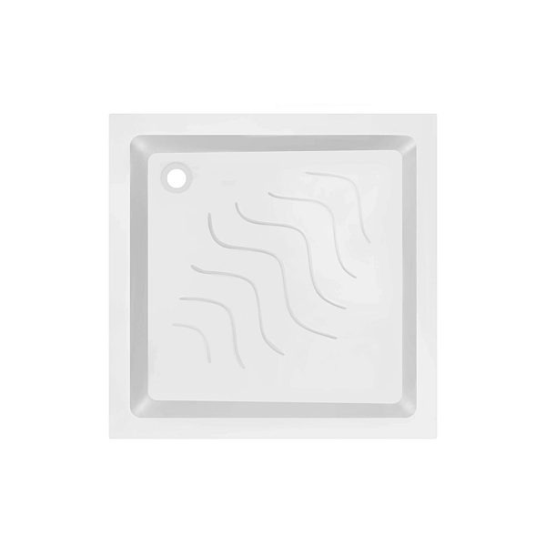 Набор Lidz душевая кабина Wawel SC80x80.SAT.LOW.FR, стекло Frost 4 мм + поддон Mazur - Фото - 9